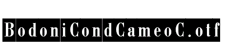BodoniCondCameoC.otf