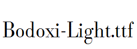 Bodoxi-Light.ttf