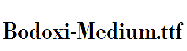 Bodoxi-Medium.otf