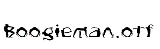 Boogieman.otf