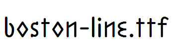 Boston-Line.TTF