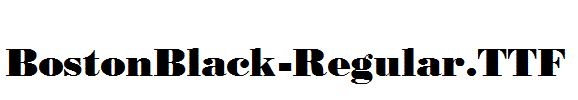 BostonBlack-Regular.TTF