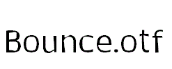 Bounce.otf