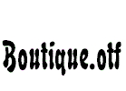 Boutique.otf