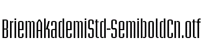BriemAkademiStd-SemiboldCn.otf