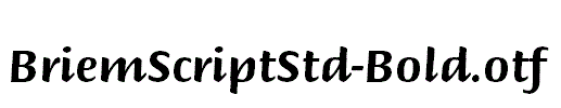 BriemScriptStd-Bold.otf