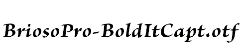 BriosoPro-BoldItCapt.otf