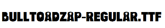 BulltoadZap-Regular.TTF