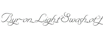 ByronLightSwash.otf