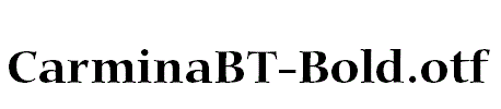 CarminaBT-Bold.otf