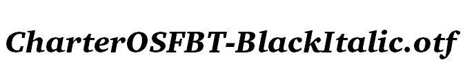 CharterOSFBT-BlackItalic.otf