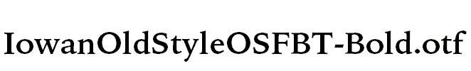 IowanOldStyleOSFBT-Bold.otf