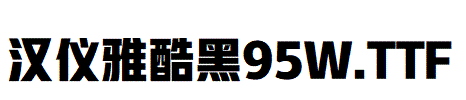 漢儀雅酷黑 95W