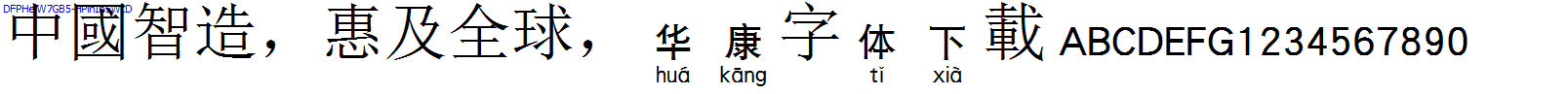 華康字體DFPHeiW7GB5-HPinIn5WLD.TTF