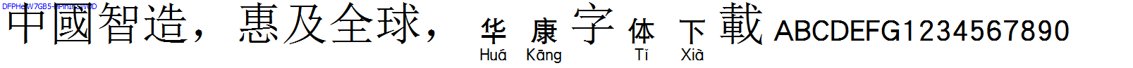 華康字體DFPHeiW7GB5-HPinIn5WUD.TTF