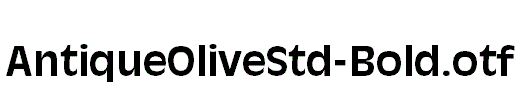 AntiqueOliveStd-Bold AntiqueOliveStd-Bold