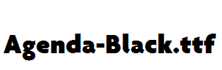 Agenda-Black